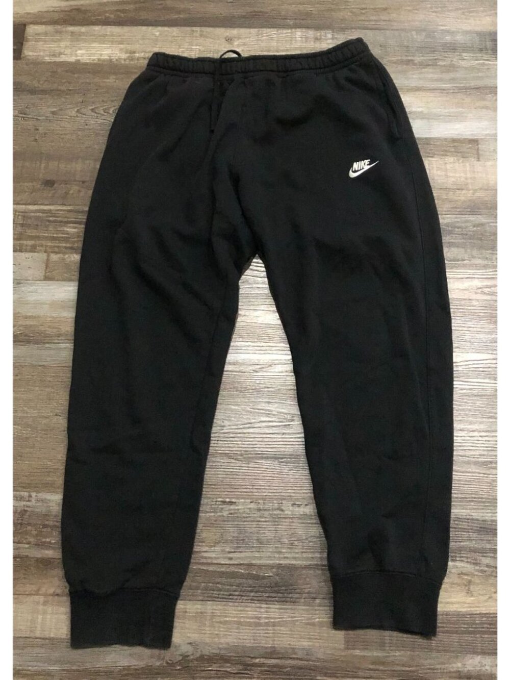 Nike Sportswear Mens Large Black Fleece Jogger Sweatpants